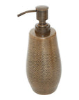 Allegra Gold Aluminium Soap Dispenser with Etched Detail