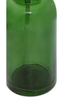 Allegra Green Glass Soap Dispenser with Black Pump 300ml