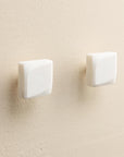 Xaria White Stone Drawer Knobs