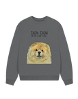 Snuggle Up in Style: Fawn Chow Chow Oversized Sweatshirt