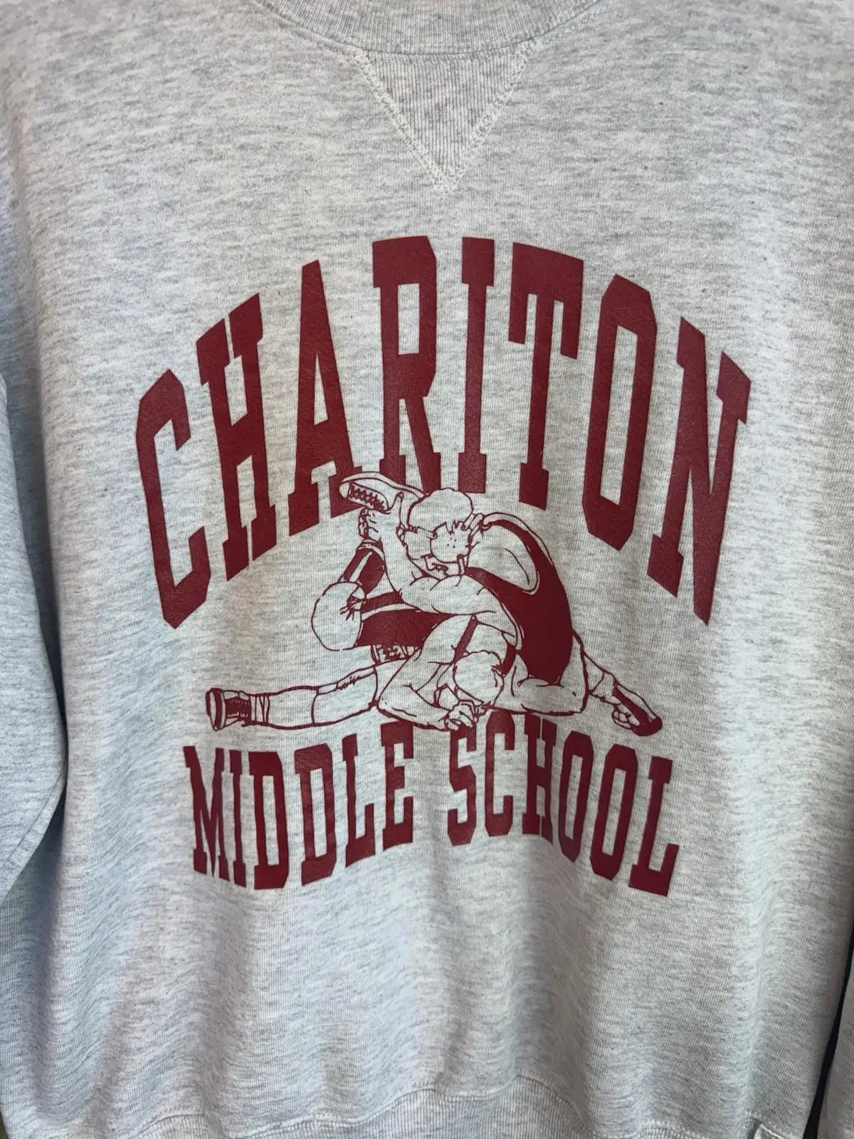Vintage Russell Athletic Grey  College Jumper Sweater Sweatshirt Men’s Large
