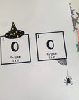 Boo spooky Halloween science chemistry periodic table art print
