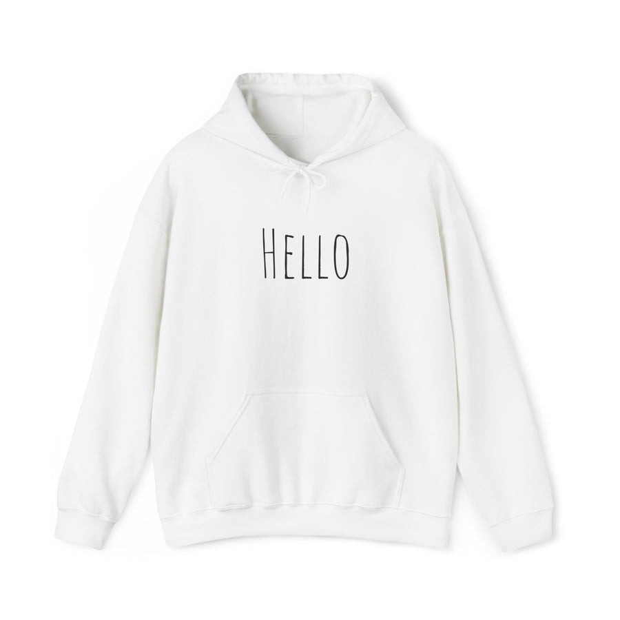 Graphic Print Unisex Hooded Sweatshirt