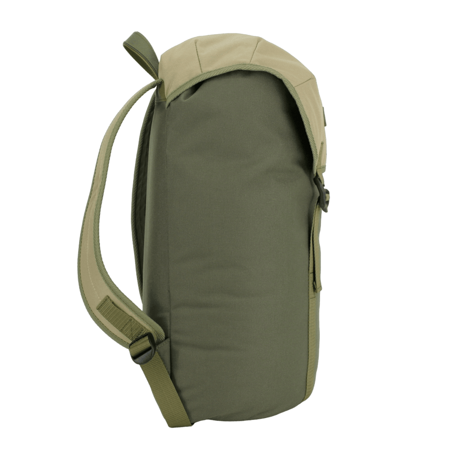 Cafe Backpack with G-hook - Khaki & Beige