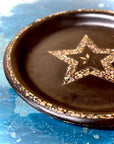 Antique 19th.C Papier-Mâché Lacquered Chinese Tray Plate Bowl Mother Of Pearl B