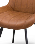 Malmo Tan Dining Chair Modern Scandinavian Style