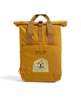 Fawn Chow Chow Chic: Aloof Floof Roll-Top Backpack