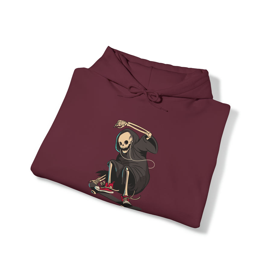 Graphic Print Unisex Hooded Sweatshirt