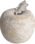Medium Handcrafted Stone Apple Decor