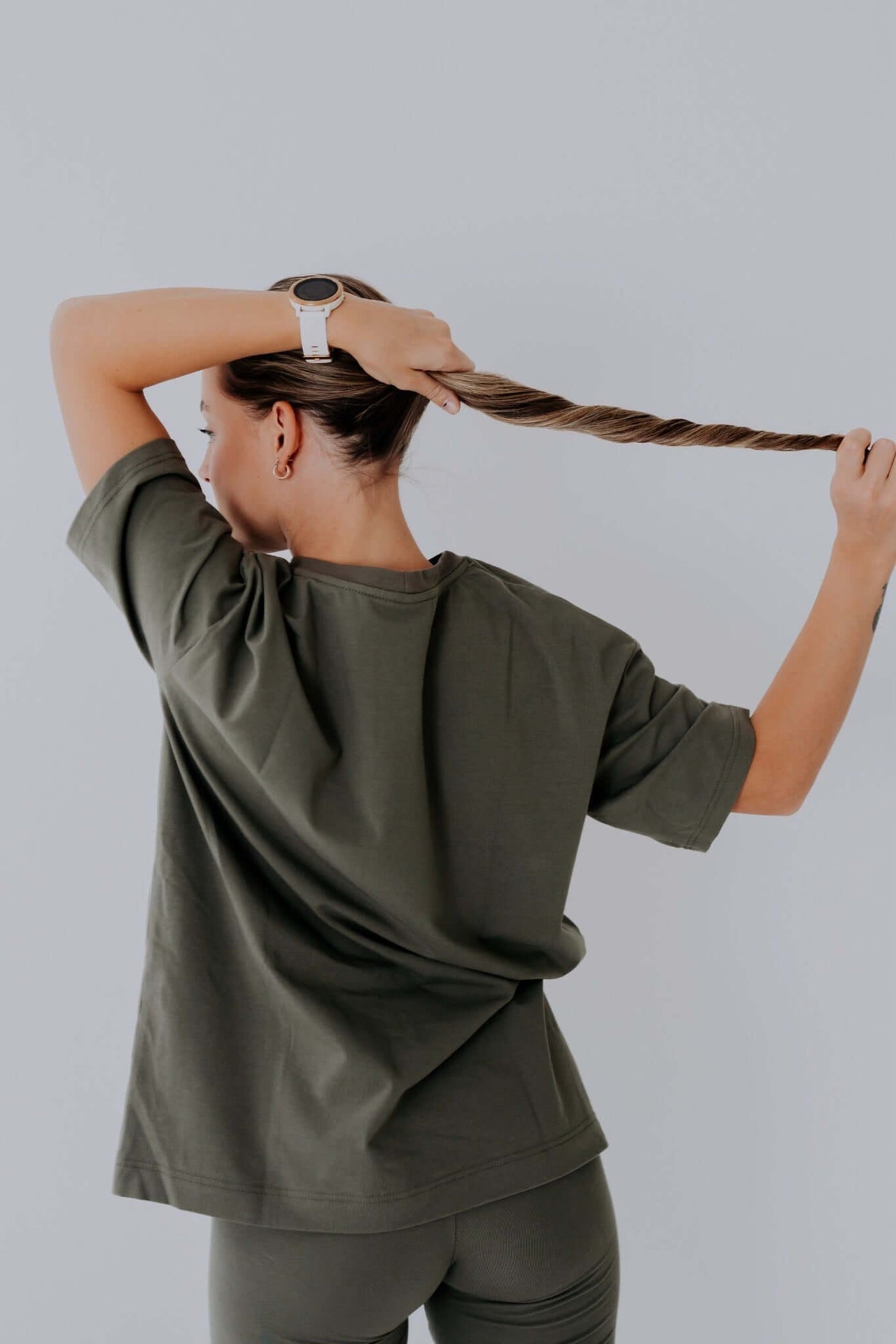 DANNA Oversized T-Shirt – Soft Cotton &amp; Stretchy Comfort by Breden at brixbailey.com