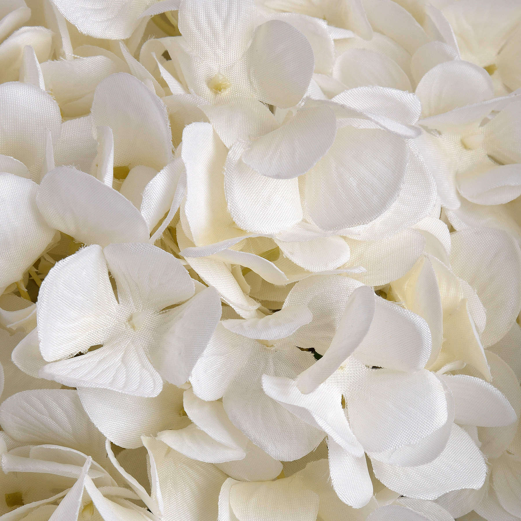 Oversized white artificial hydrangea with lifelike blooms for elegant home decor by Sostter at brixbailey.com