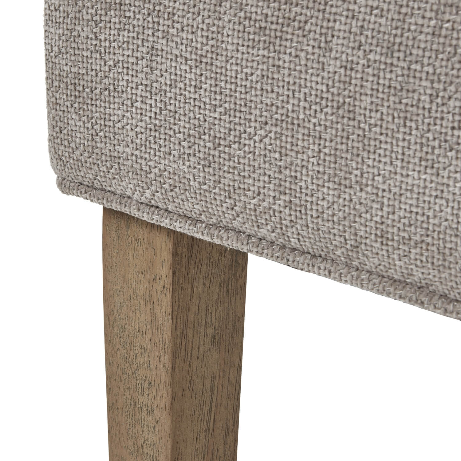 Taupe Woven Dining Chair