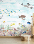 Coral Reef Underwater Mural Wallpaper