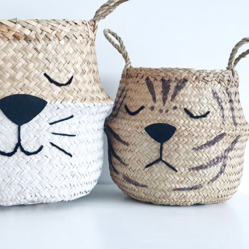 Natural Tiger Basket - Small