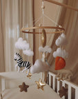 Handmade Safari baby mobile-13
