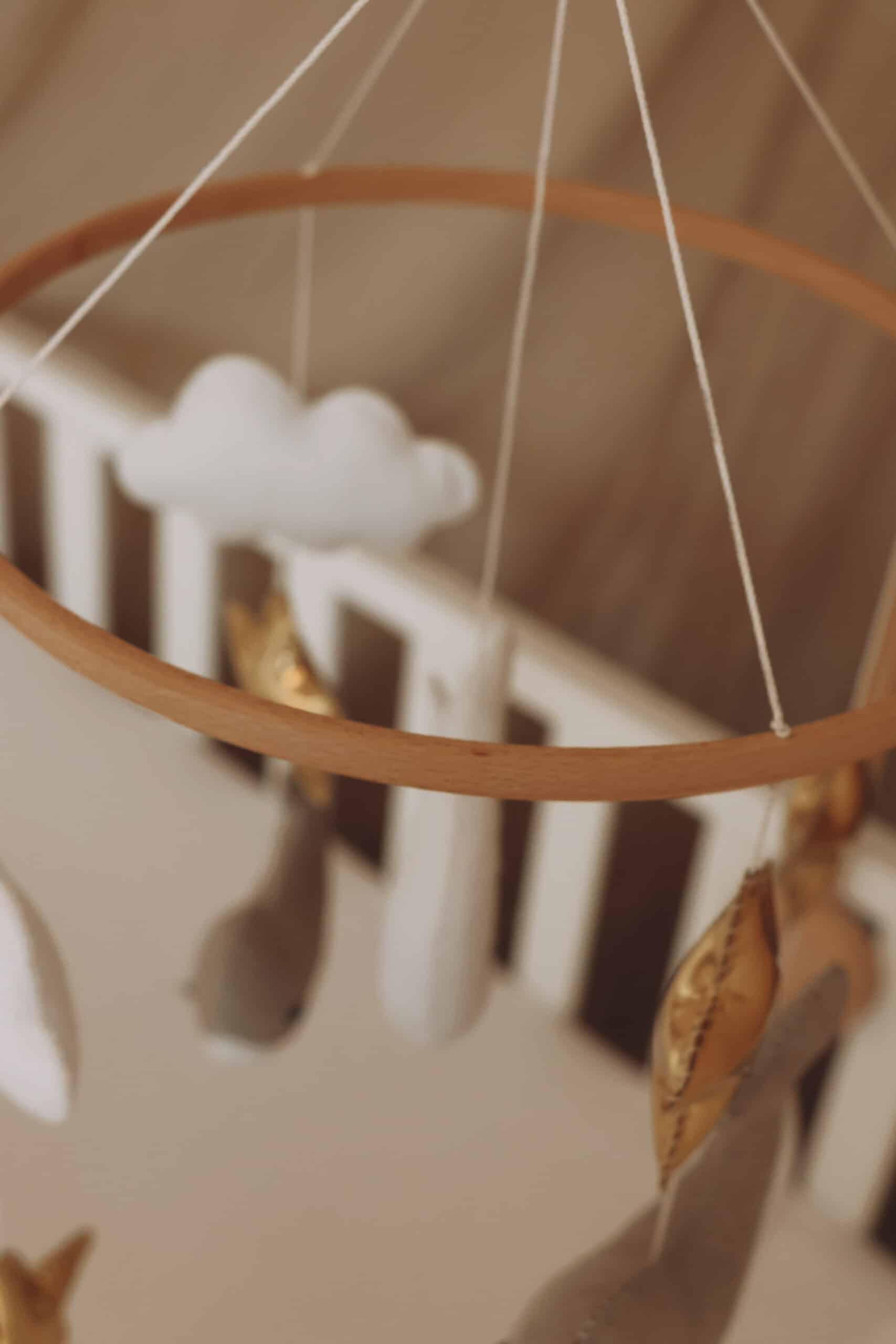 Handmade Little Whales baby mobile-10