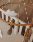 Handmade Little Whales baby mobile-10