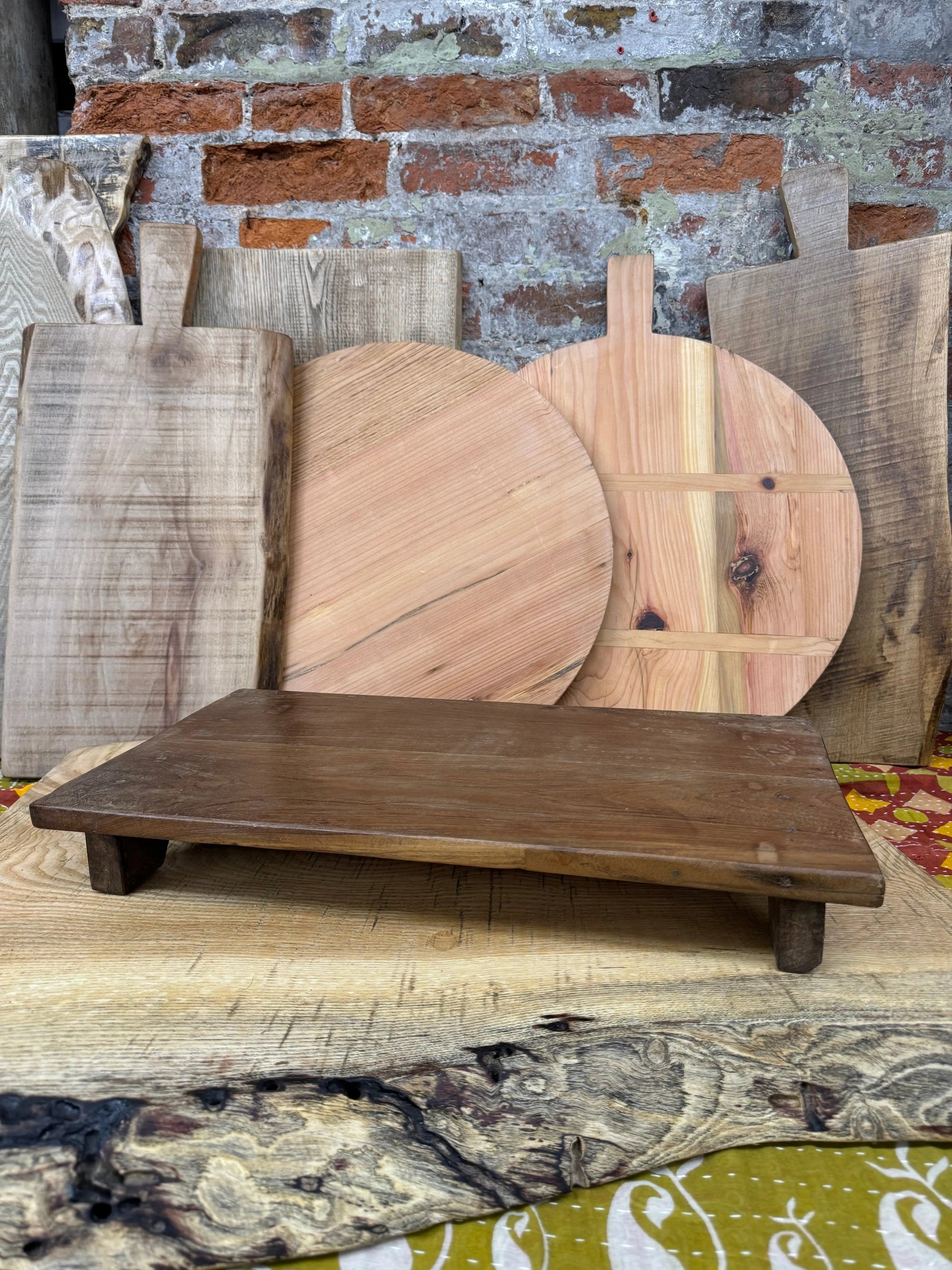 Wooden Pata Board Platter / Fruit Bread Antipasti Pizza Board Tray  / Display  G
