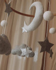 Handmade Moon And Stars baby mobile-2