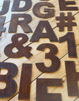Rusty Metal Letters , Signs For The Home And Garden A–Z | Fat Font 5" Lettering