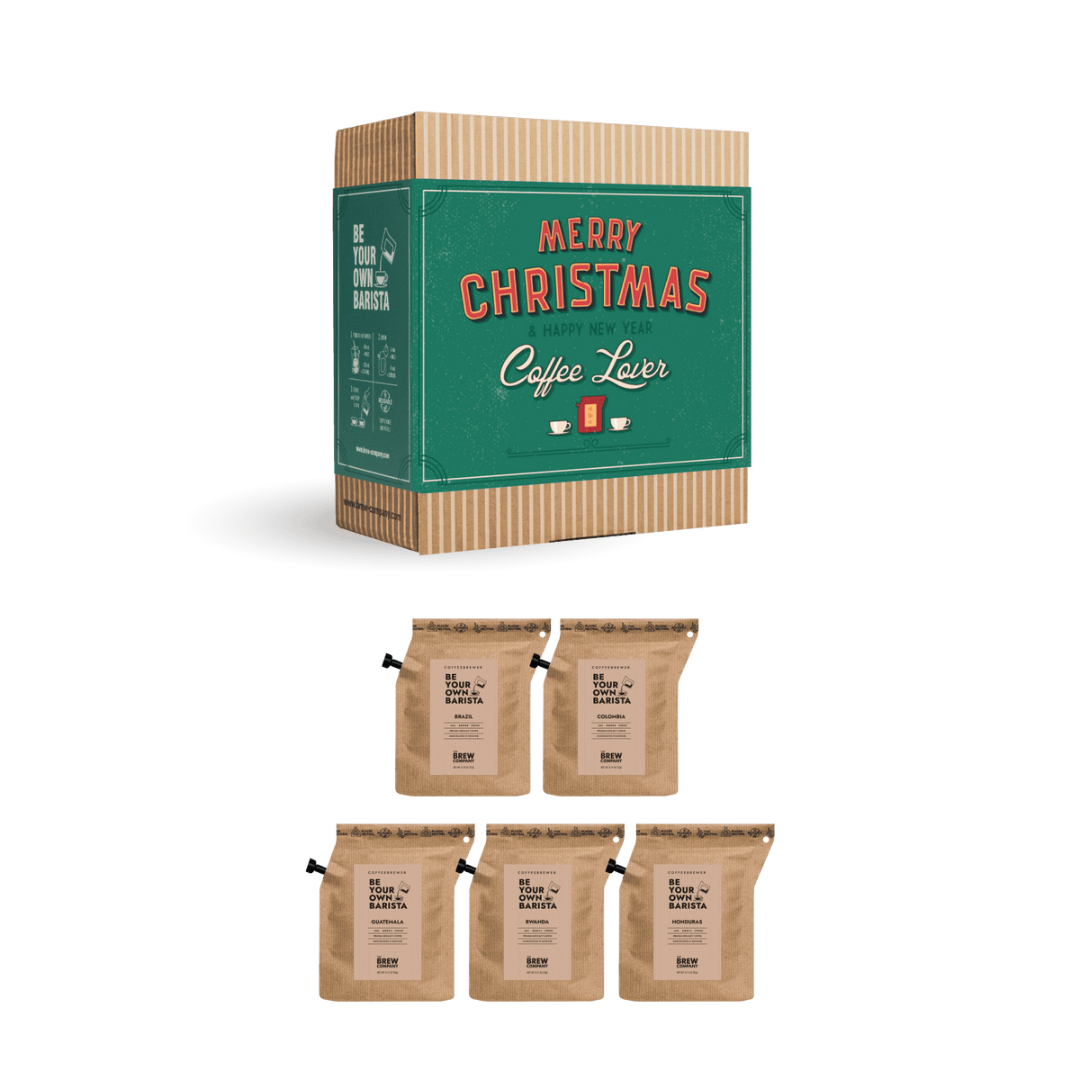 Merry Christmas Retro Coffee Gift Box