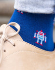Robot Bamboo Socks