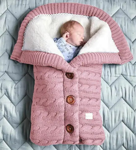 Baby Winter Warm Sleeping Bag - Cozy & Soft Knit for Infants & Toddlers by Baby Lamby at brixbailey.com