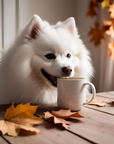 Samoyed Stalker: The Mug That Watches Your Every Sip