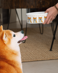 Shiba Inu Ceramic Dog Bowl