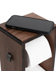 Free Standing Wooden Toilet Paper Holder