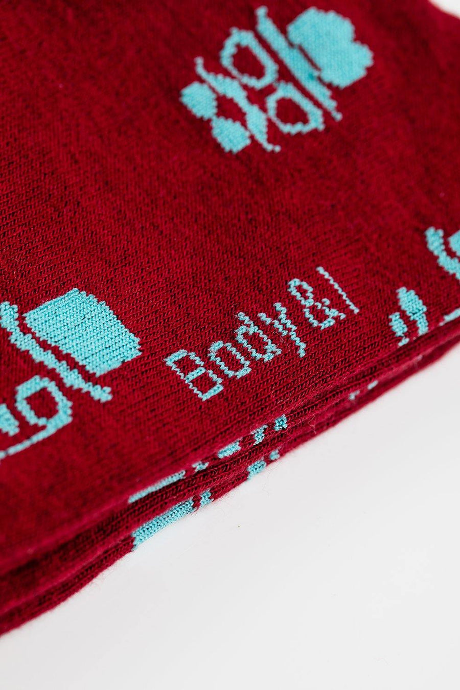 Novelty party socks with glasses and mustache print, premium cotton-rich, ultra-snug, trending holiday gift, best-selling pack of 4 by Body and I at brixbailey.com