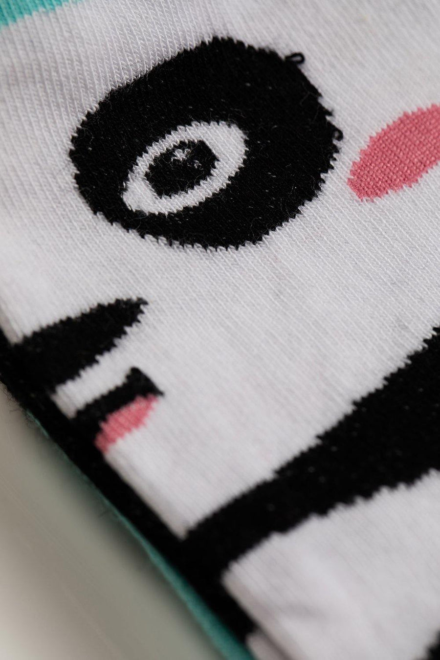 Luxury unisex panda mismatched socks, premium cotton blend, cozy animal print, best-selling novelty gift, trending festive style by Body and I at brixbailey.com