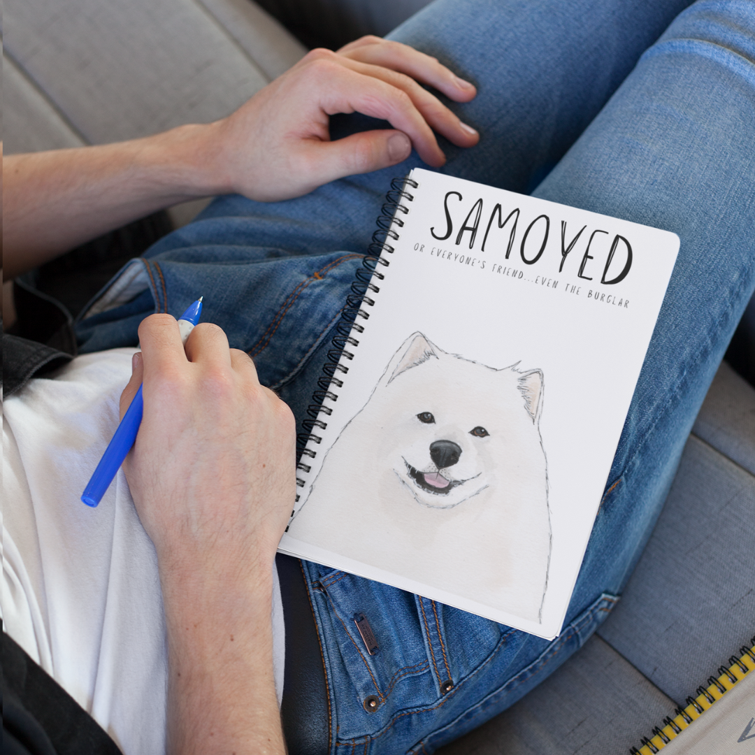 Fluff &amp; Scribbles: The Samoyed Notebook of Unleashed Ideas