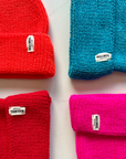 Fandango Pink British Wool Beanie Hat