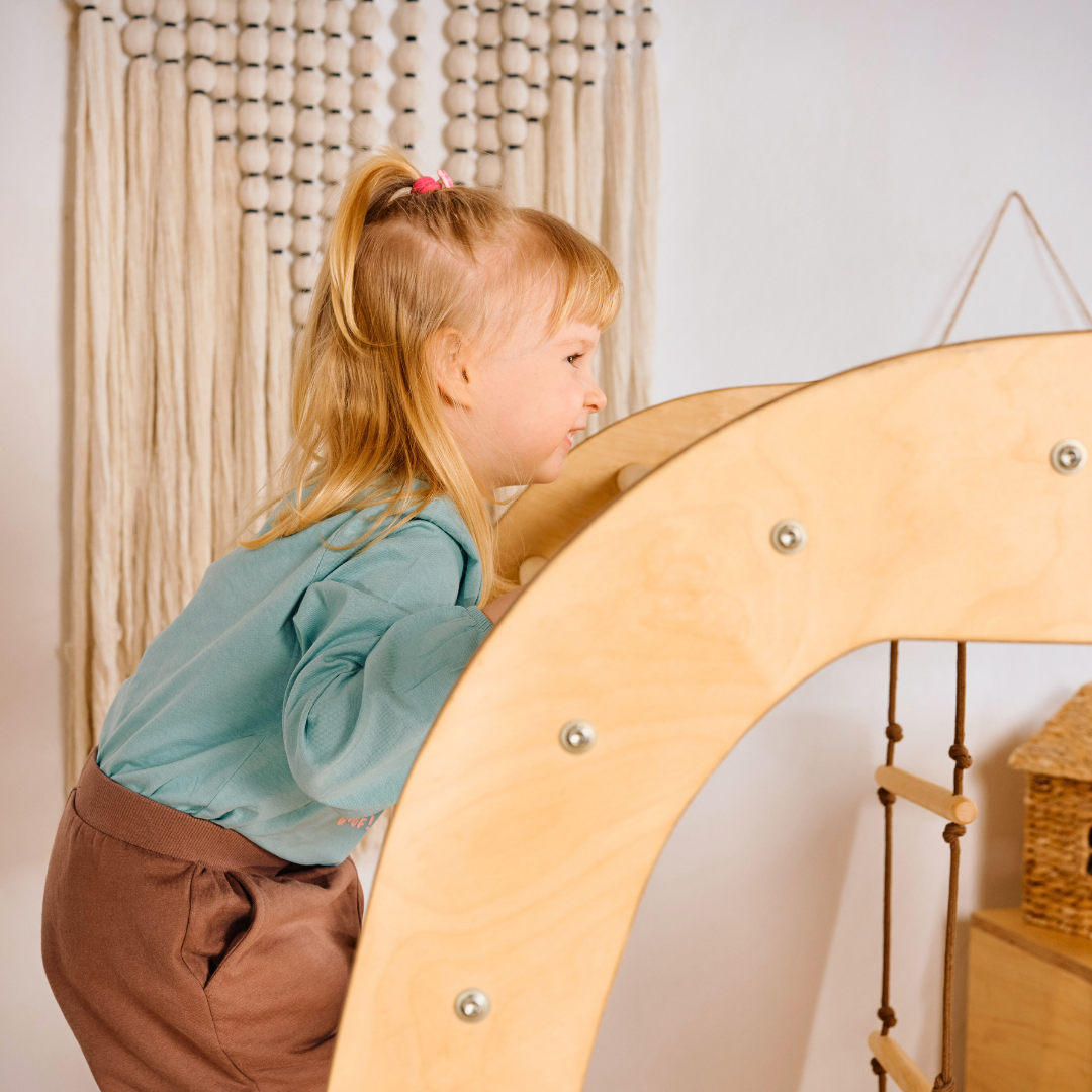 7in1 Indoor Playground for Toddlers: Playground + Swings Set + Slide Board + Art Set-3