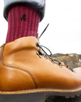 Burgundy Bamboo Boot Socks