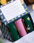 Farm Sock Box - 3 Pairs of Bamboo Socks (His)