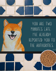 Shiba Inu Pet Bowl Mat