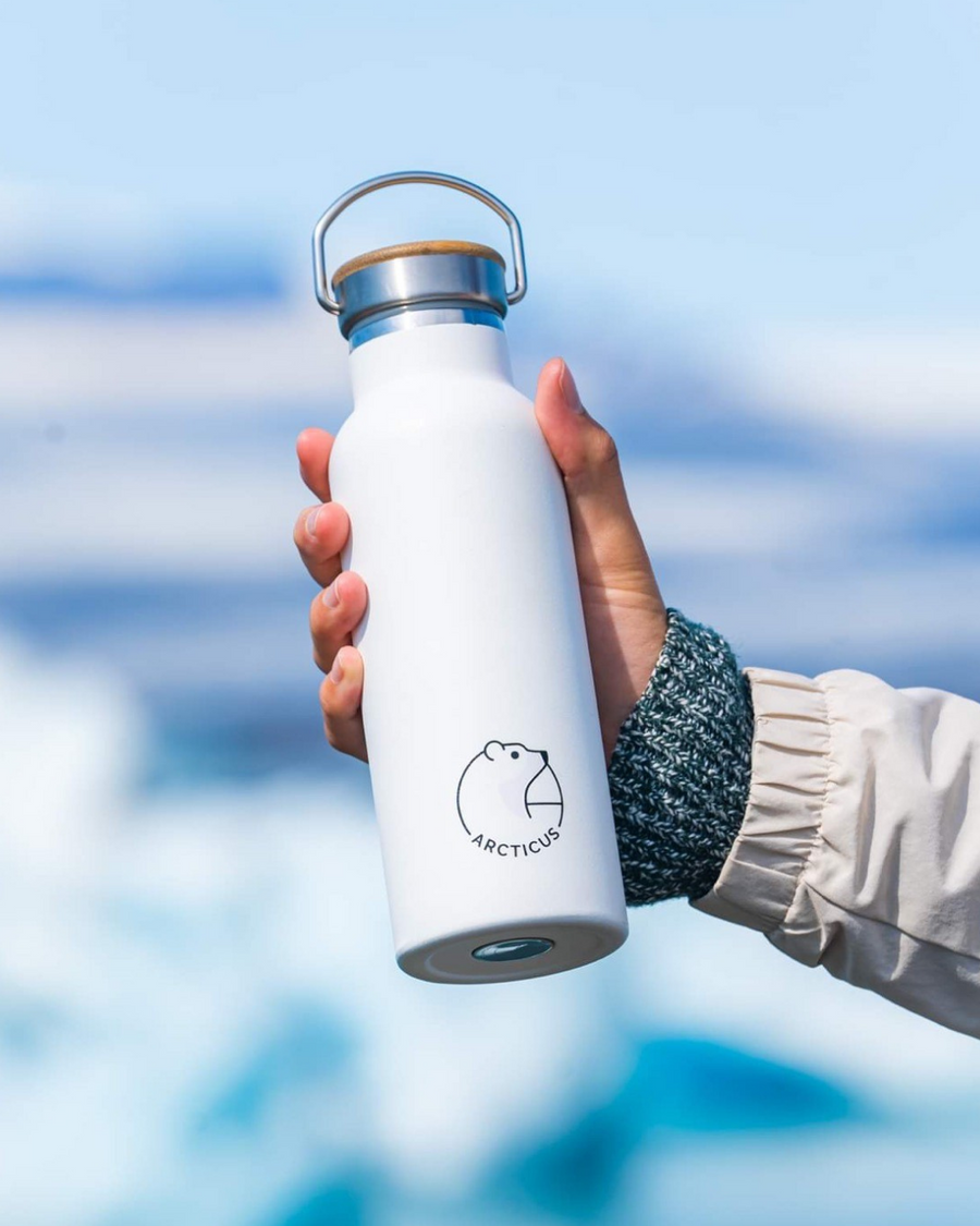 Luxury Arctic Box set with best-selling Arcticus products, Arctic Bottle, Puffin Cup, and black Arctic Circle Bracelet by Arcticus at brixbailey.com