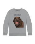 Crumb Catcher in Chief – The Chocolate Labrador Kids' Sweatshirt