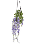 Purple Wisteria Faux Flower Stem 180 cm