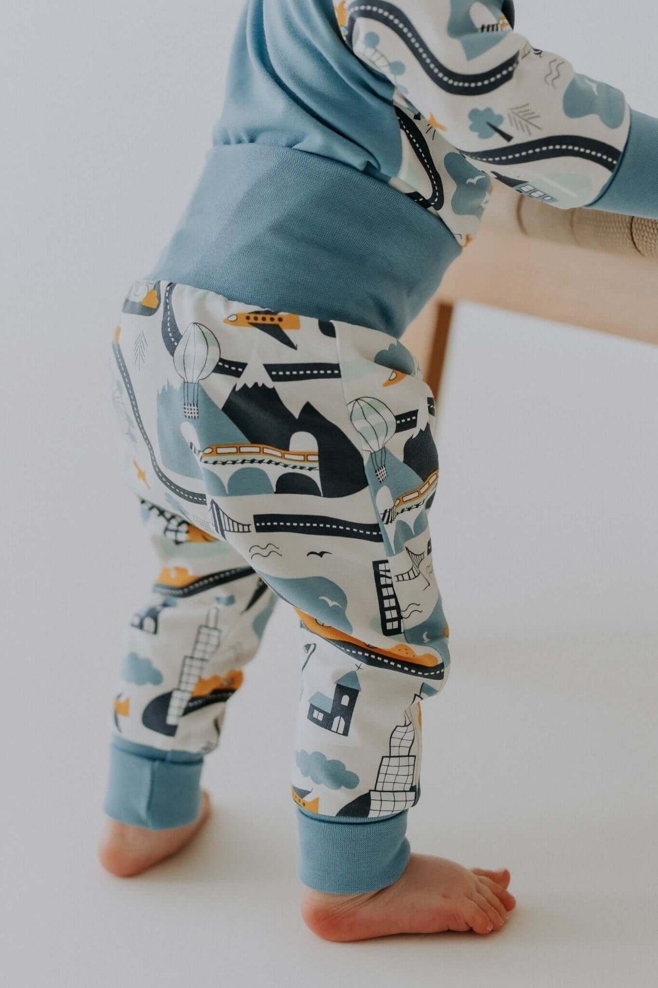 Long Baby Pants GREGOR - Comfortable & Durable for All Seasons with Oeko-Tex Cotton by Breden at www.brixbailey.com