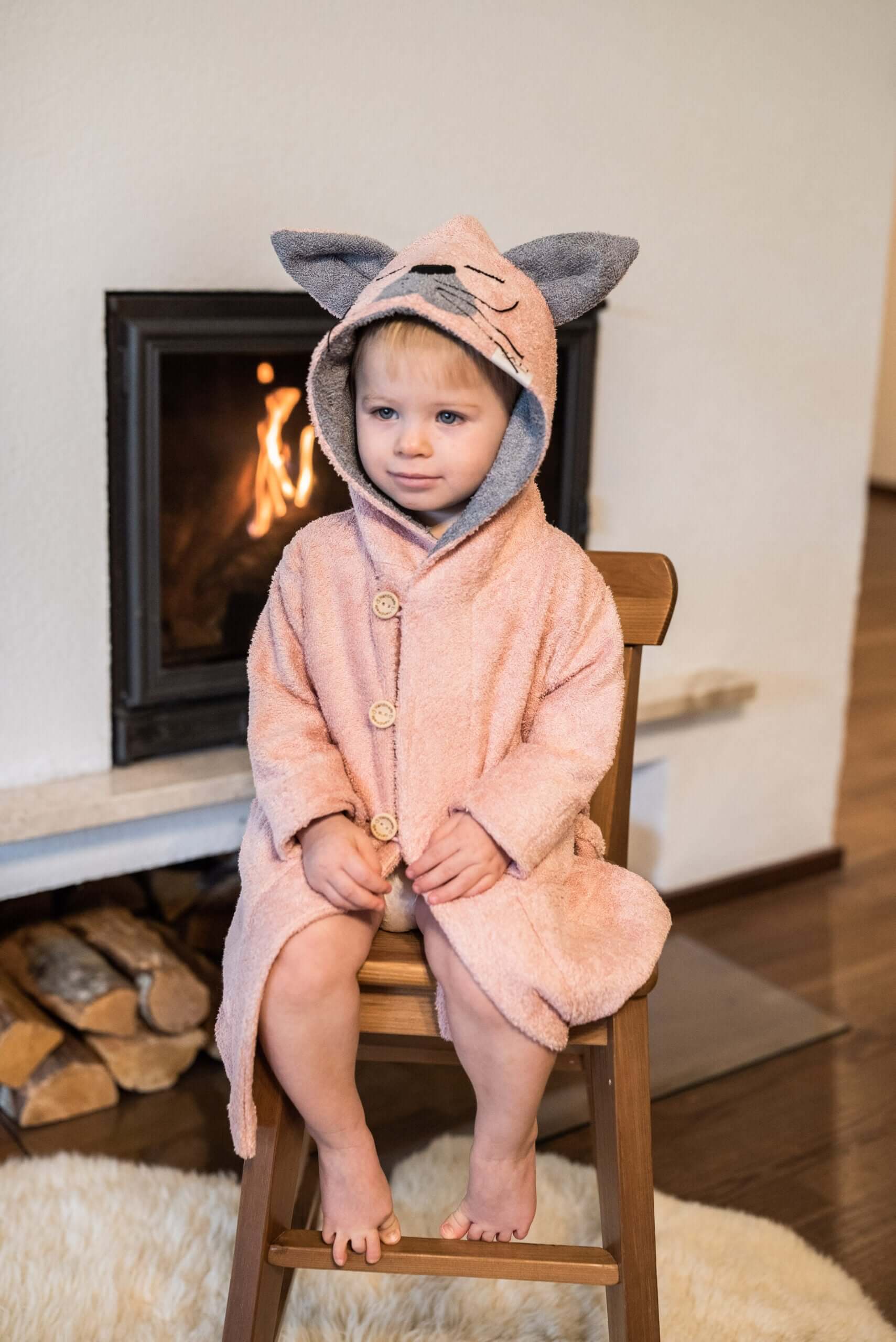 Bamboo Terry Bathrobe for Toddlers