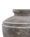 Rustic Brown Ceramic Water Pot