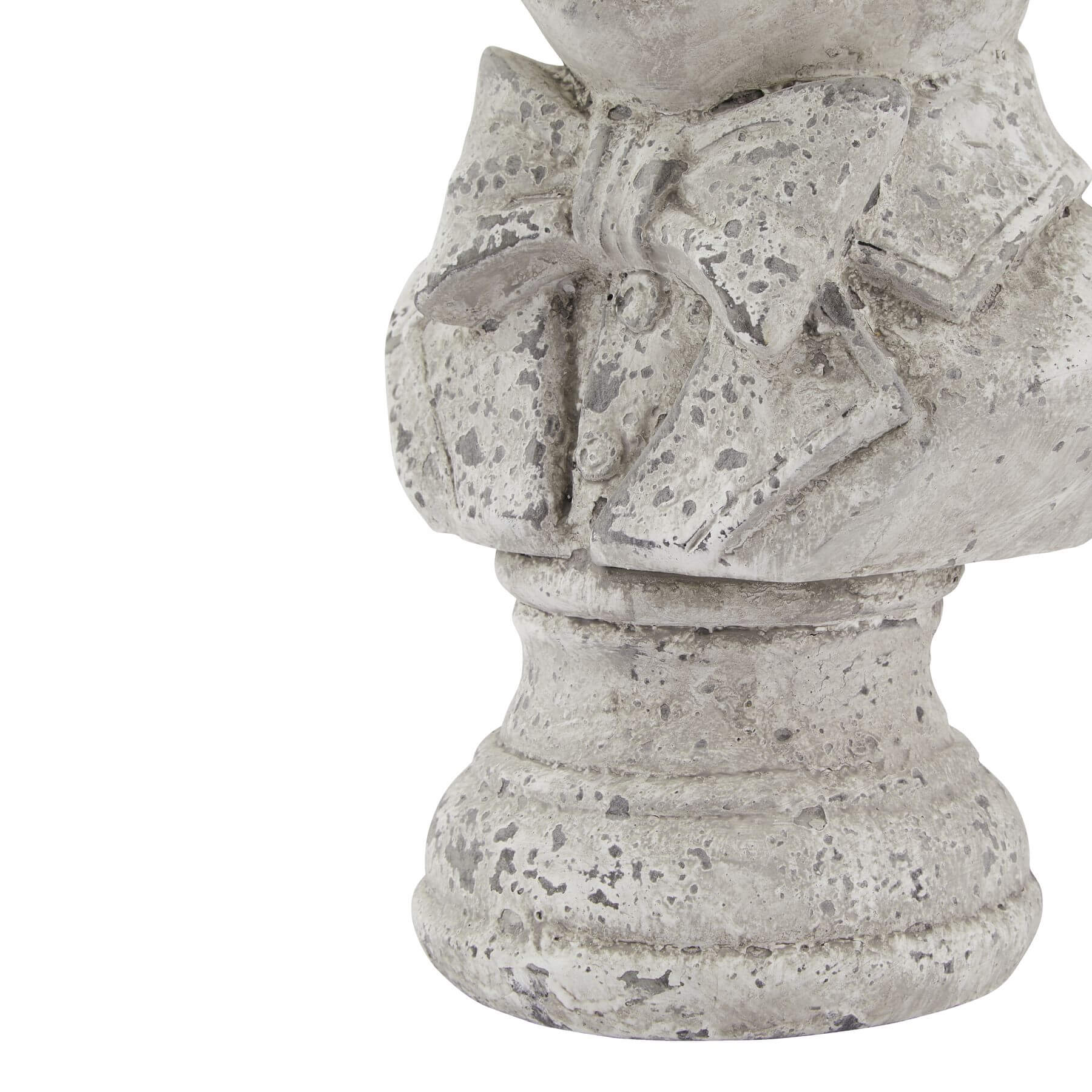 Stone Effect Tuxedo Hare Figurine