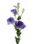Pack of 6 x Artificial Flowers Purple Wild Rose Stem - 6 Flowers 80cm-3