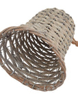 Handwoven Holiday Wicker Bell