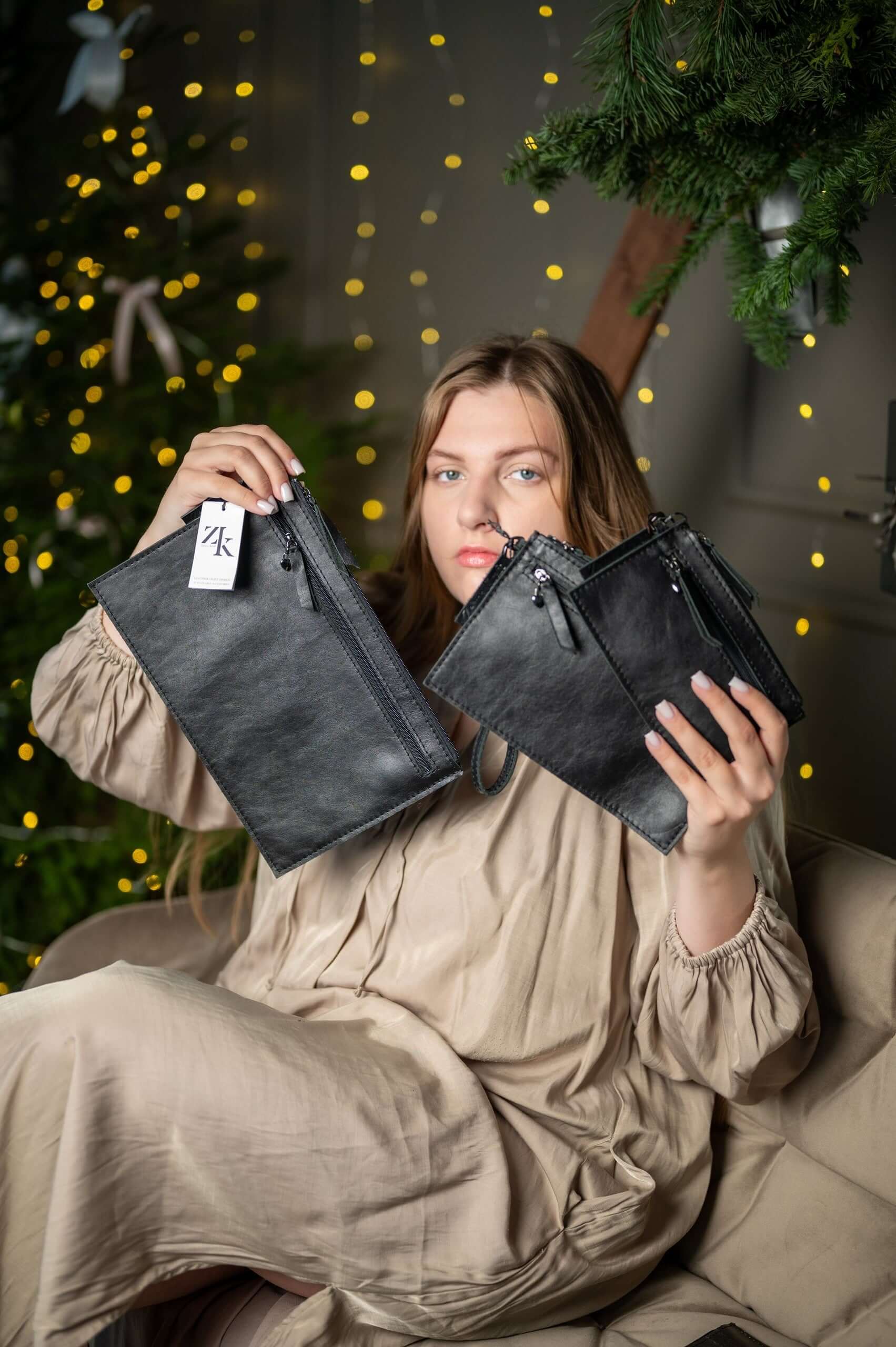 Black Wristlet Wallet