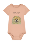 Cutest Little Pup: Fawn Chow Chow Baby Bodysuit!
