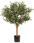 90cm Artificial Deluxe Olive Tree-0